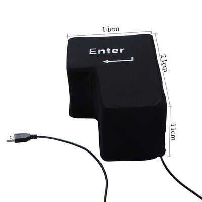 Big USB Enter Key Relief Button