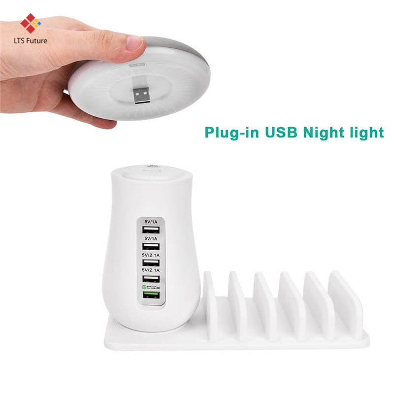 Multi USB Lamp