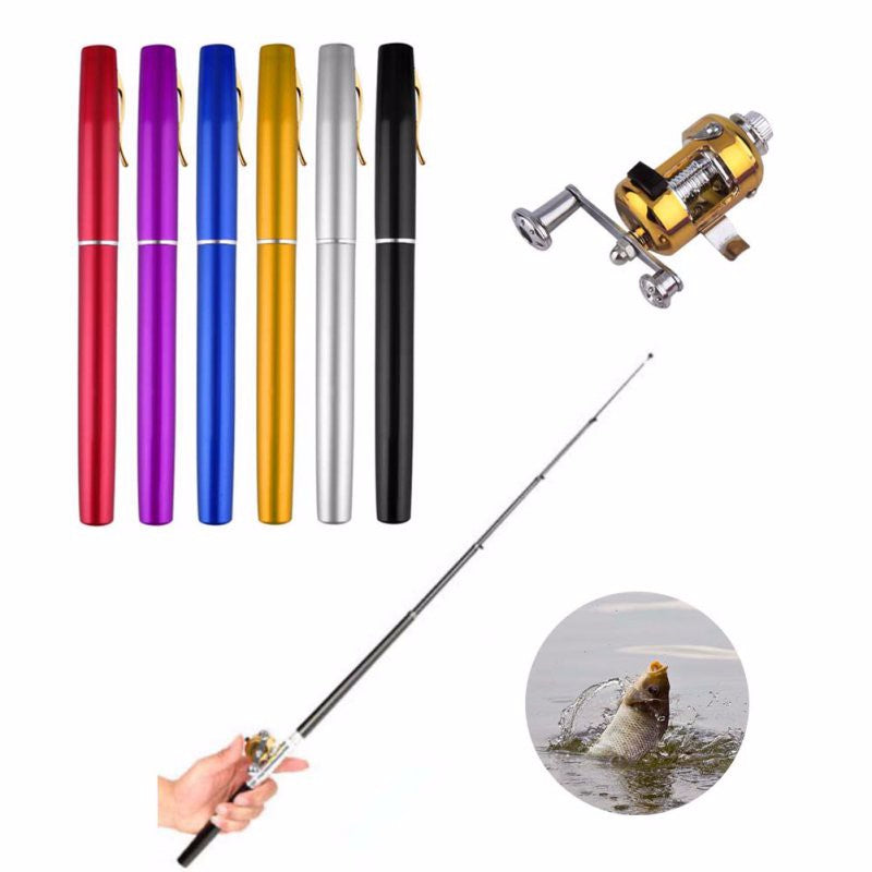 Portable Pocket Pen Fishing Pole