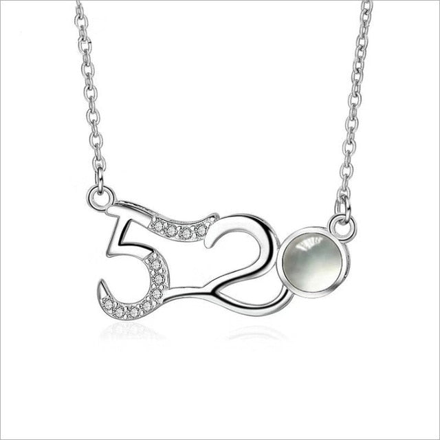 "I love you" Projection Necklace